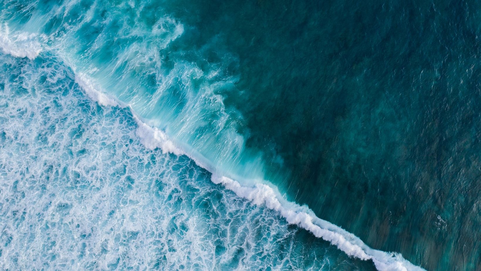 Atlantic ocean waves in Santa Cruz, Portugal