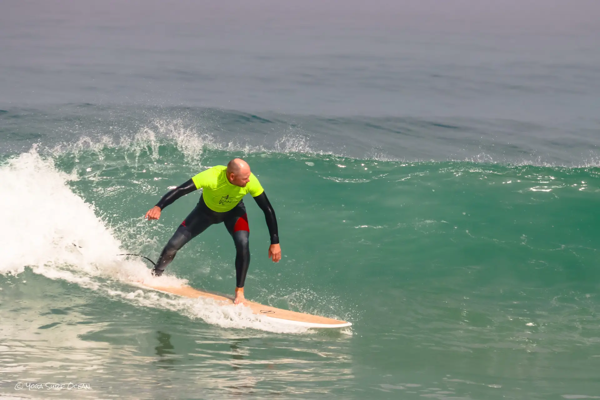 Surf technique in Santa Cruz
